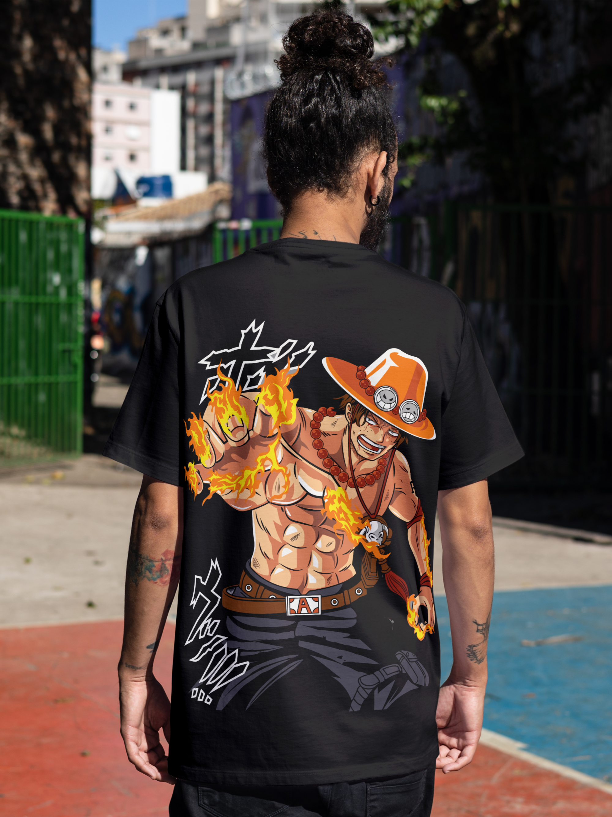 Fire Ace Oversized Tee – TEERINT
