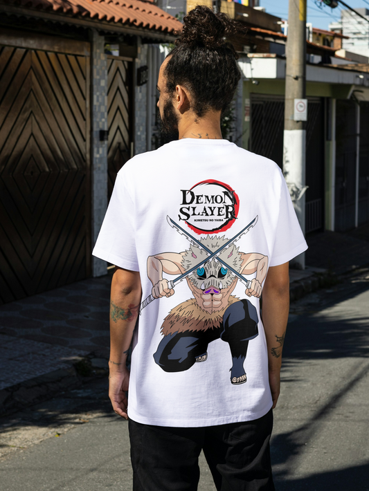 Unleash Your Inner Beast with the Inosuke Hashibira Premium T-Shirt
