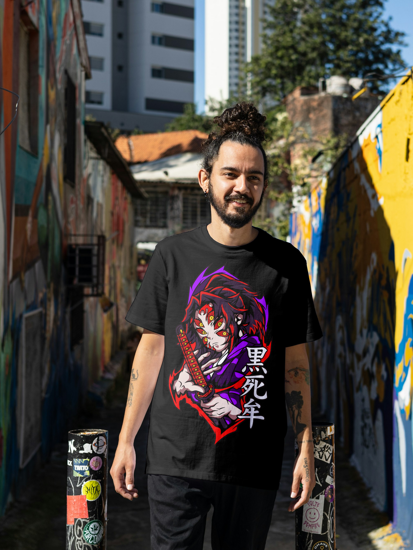 The Power of Upper Rank One: Kokushibo Premium T-Shirt