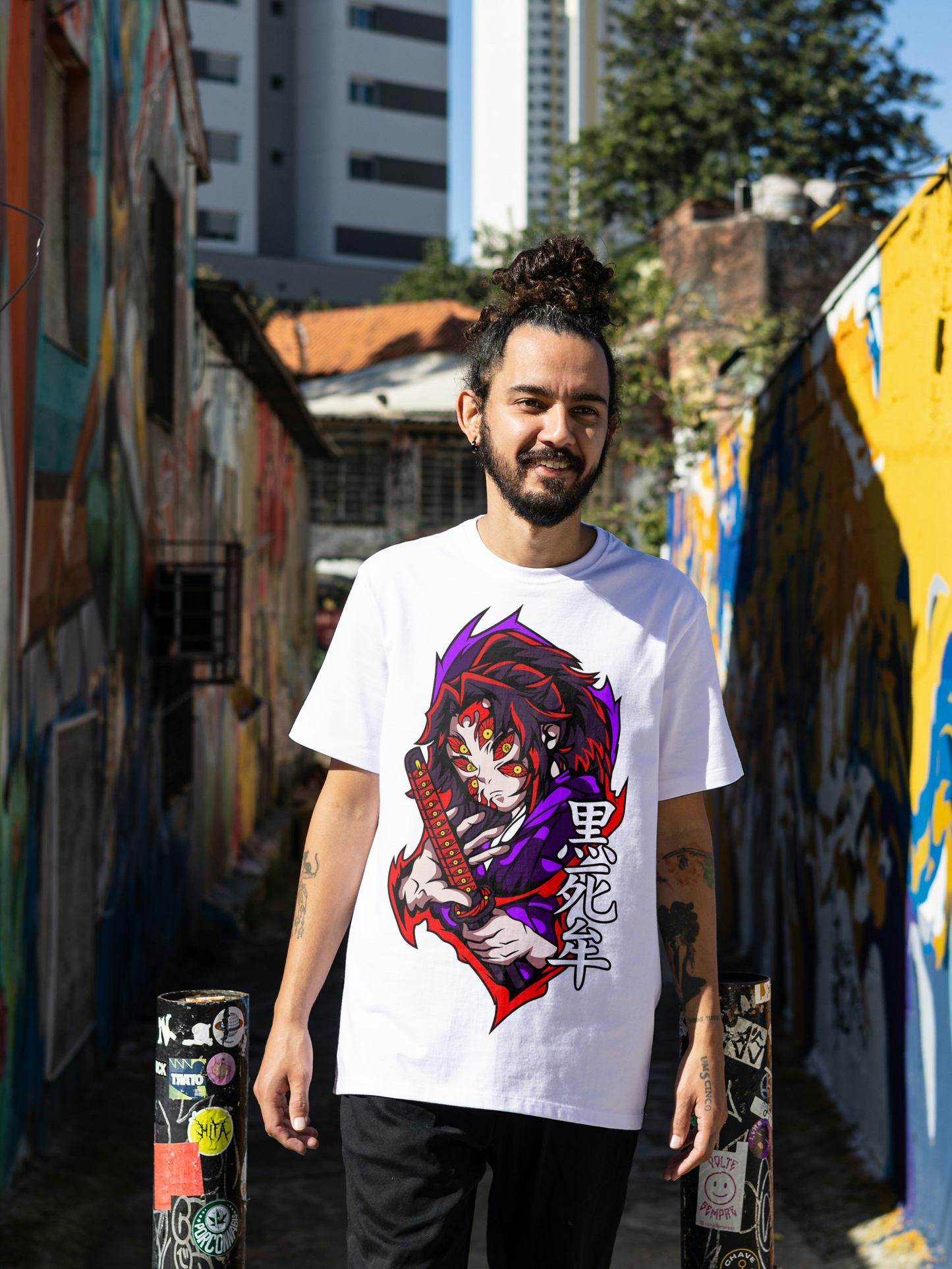 The Power of Upper Rank One: Kokushibo Premium T-Shirt