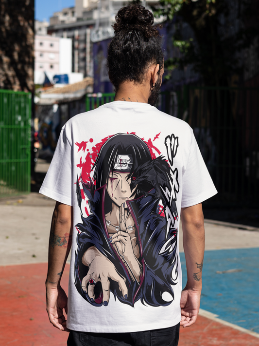 Embrace the Wisdom of the Uchiha with the Itachi Uchiha Premium T-Shirt