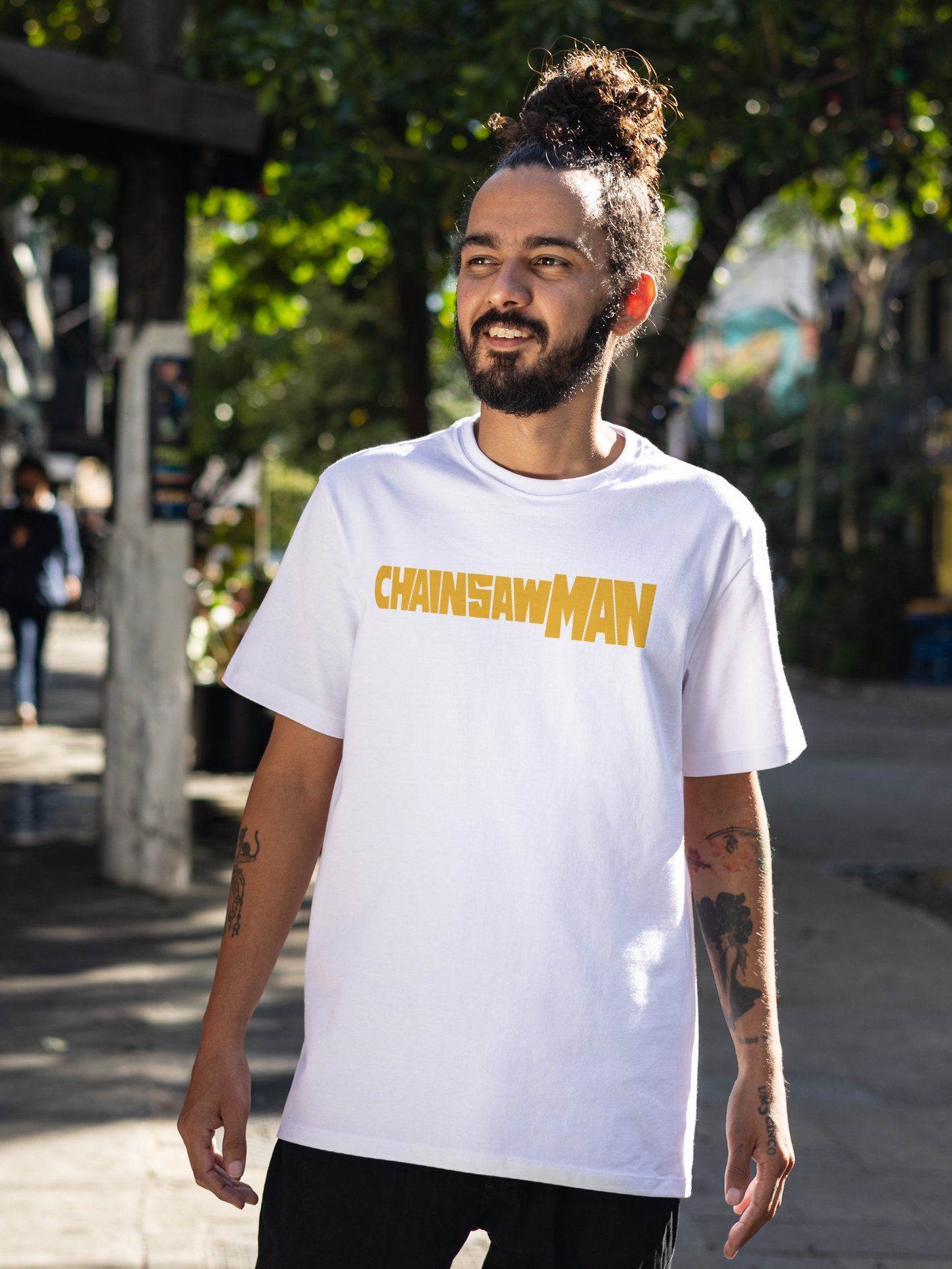 Chainsaw Mayhem: Denji & Power Premium T-Shirt (Chainsaw Man)