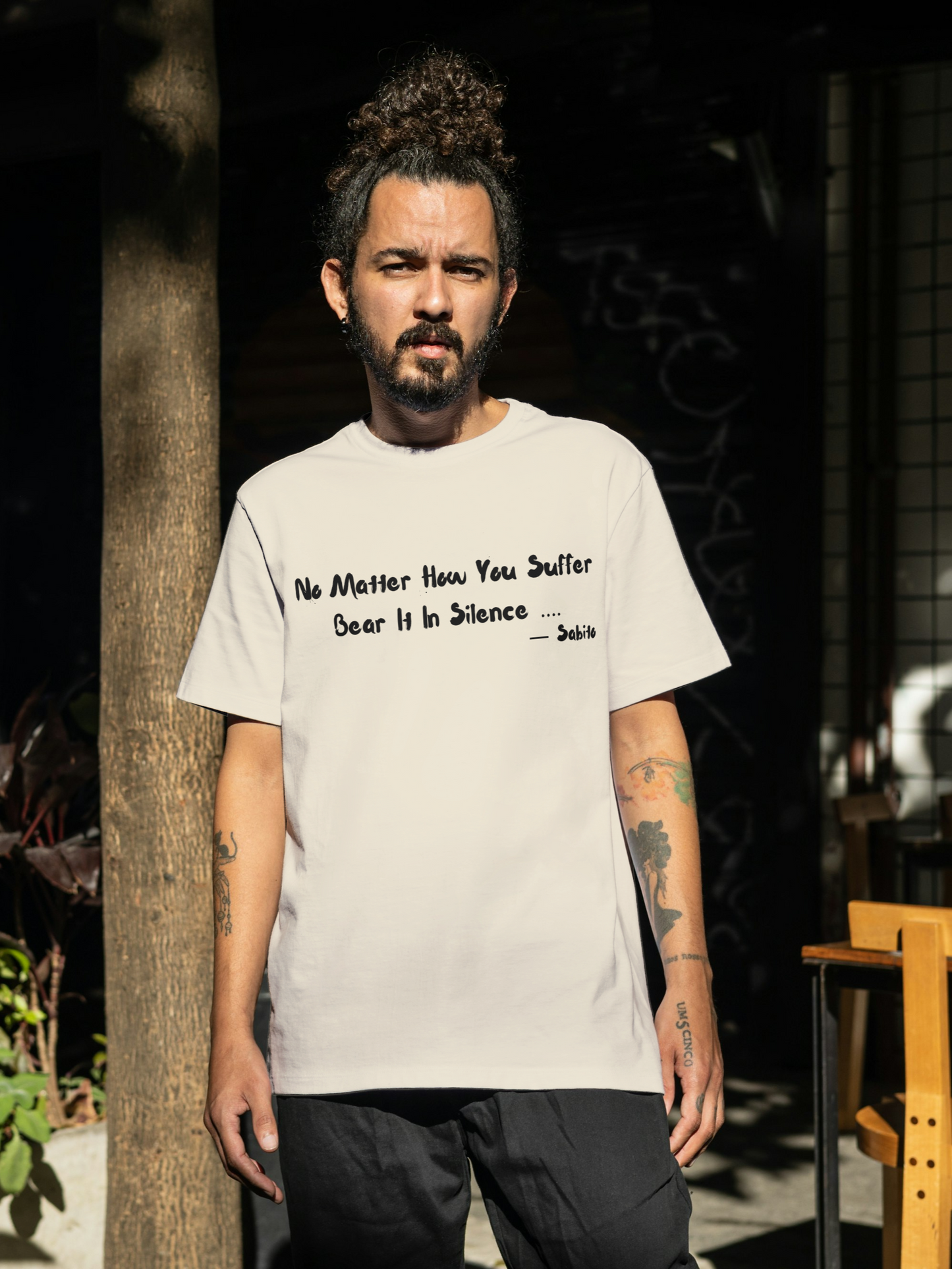 Masked Swordsman Inspired by Sabito Oversized T-Shirt