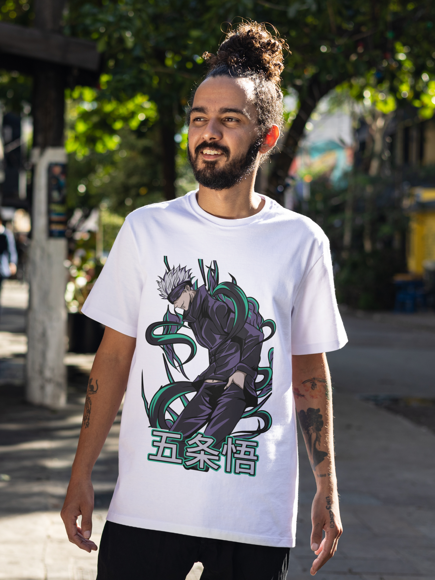 Unleash The Six Eyes: Satoru Gojo Limitless Premium T-Shirt