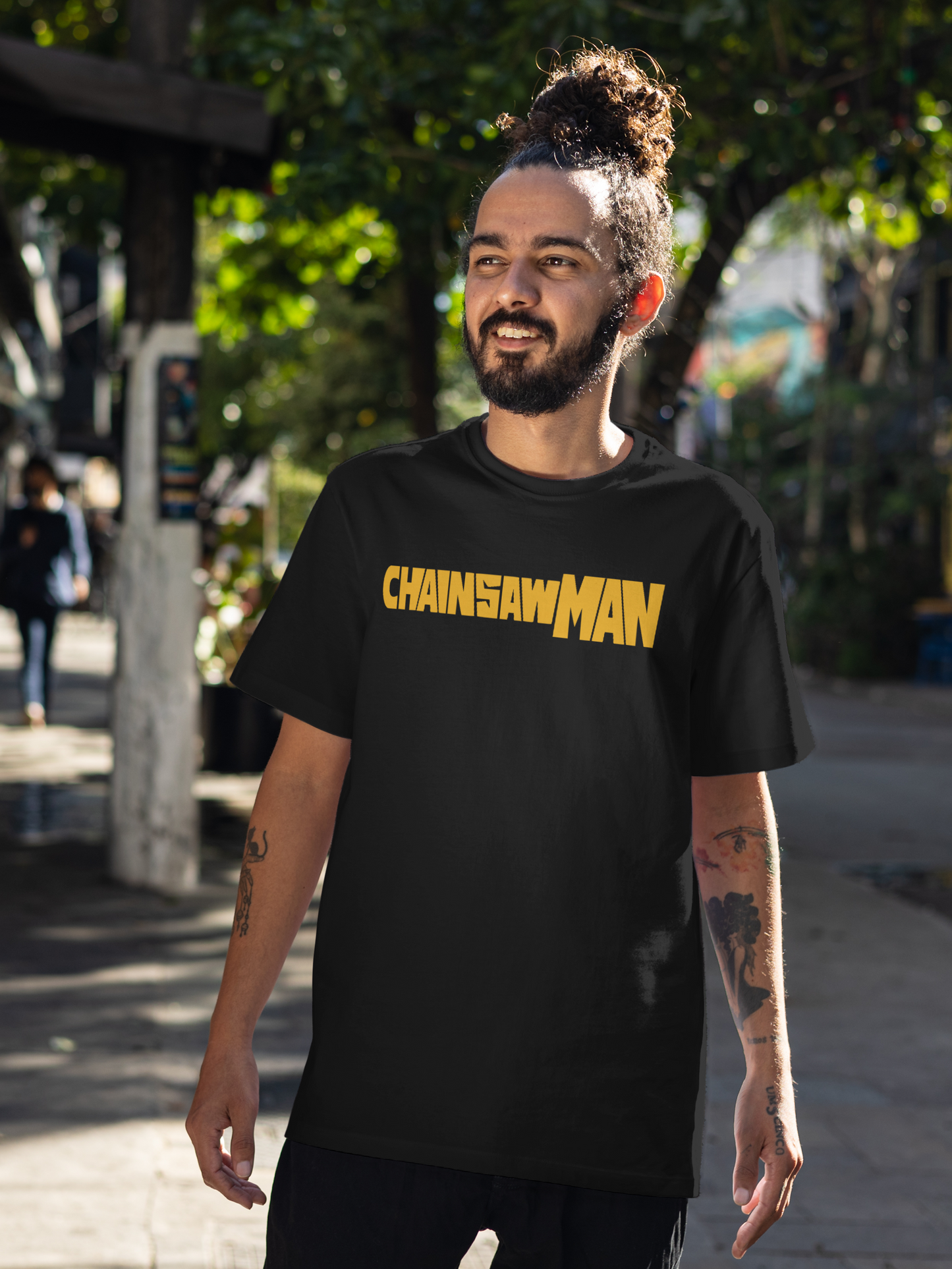 Chainsaw Mayhem: Denji & Power Premium T-Shirt (Chainsaw Man)