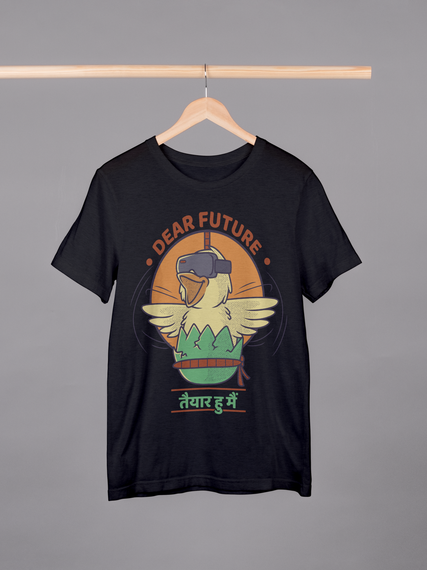 Dear Future – Taiyaar Hu Main Premium Oversized Unisex T-Shirt | 240 GSM Cotton