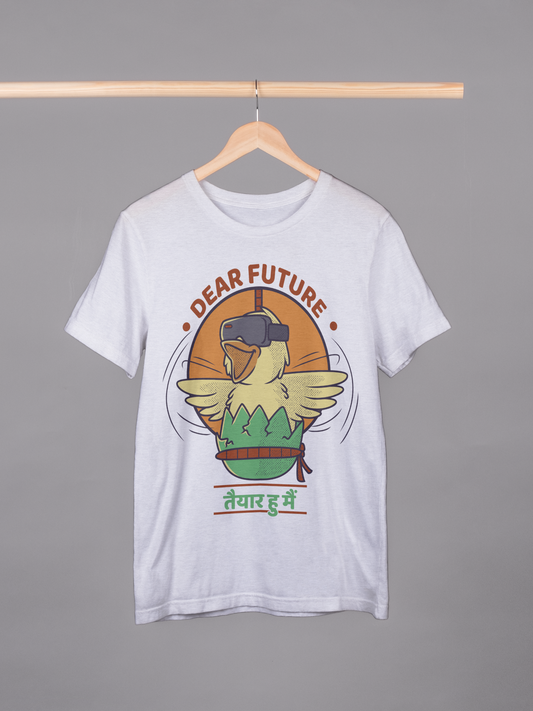 Dear Future – Taiyaar Hu Main Premium Regular Unisex T-Shirt | 240 GSM Cotton