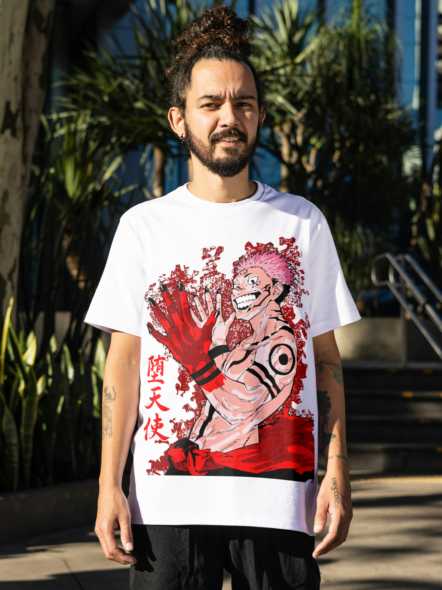 Cursed King Inspired by Ryomen Sukuna Premium Oversized Unisex T-Shirt | 240 GSM Cotton