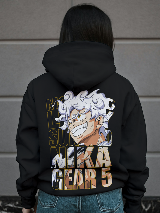 Nika Gear 5 – Inspired by Monkey D. Luffy Premium Unisex Hoodie | 340 GSM Cotton