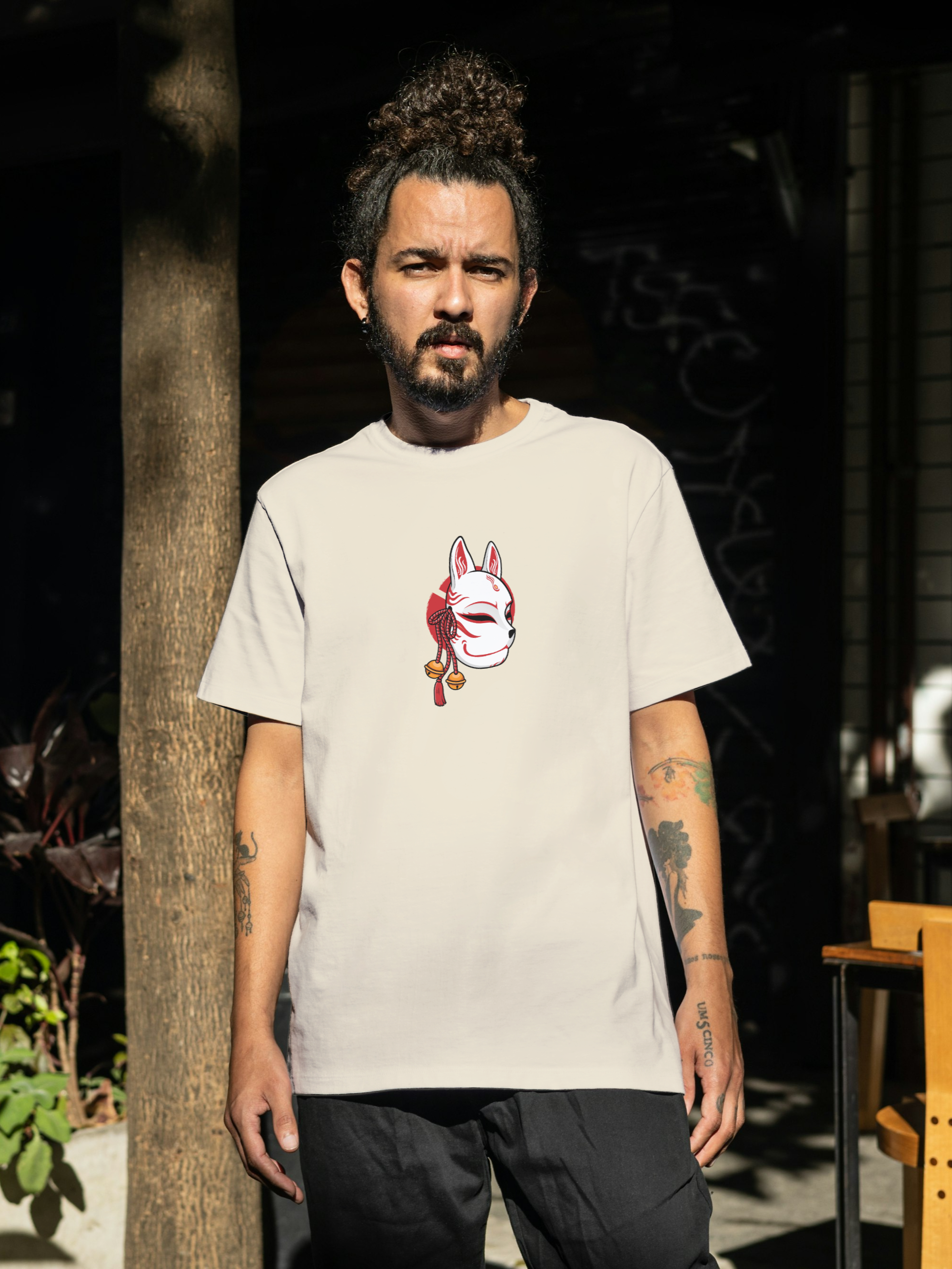 Masked Oversized Tee