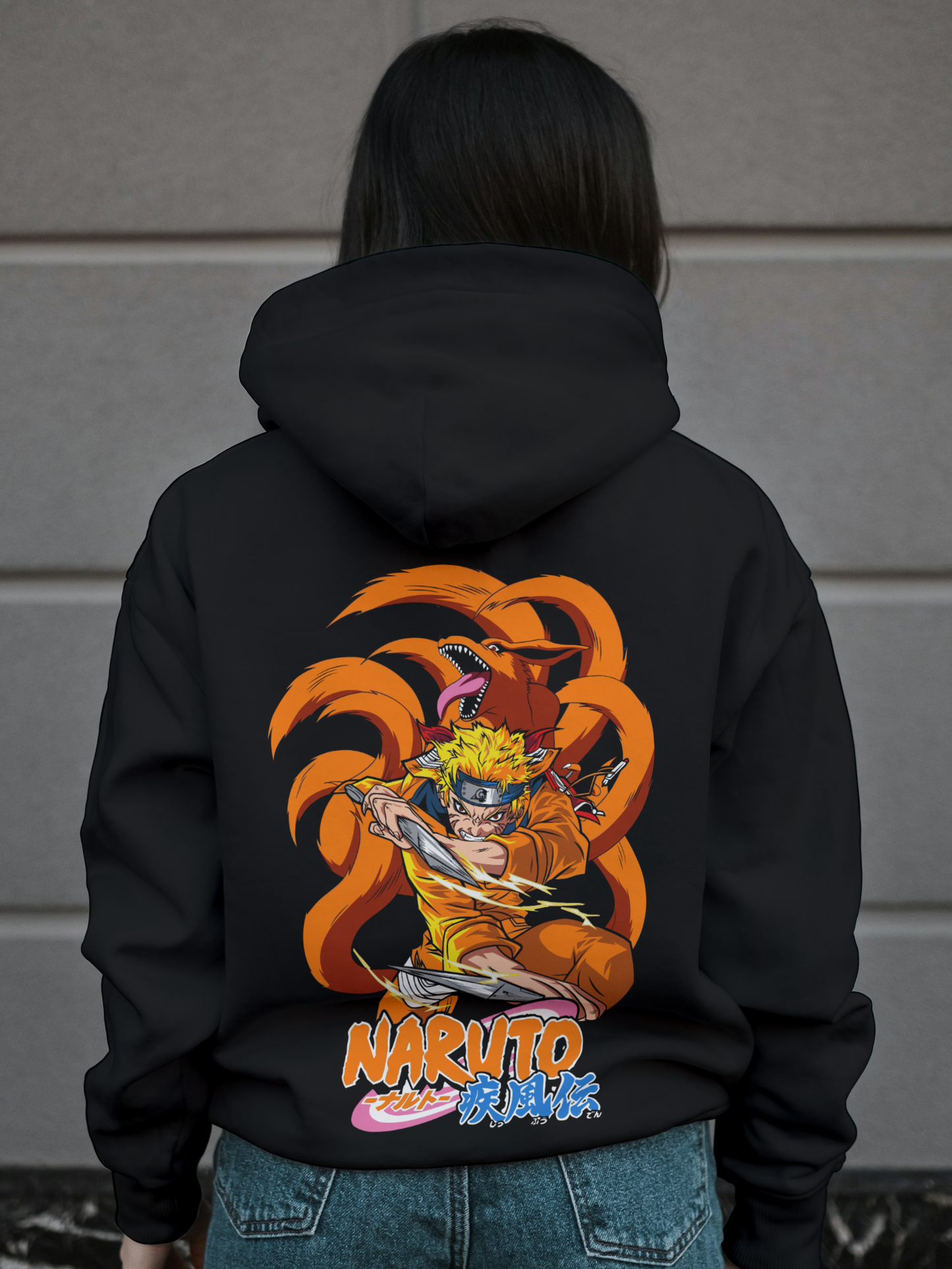 Nine Tails Inspired by Naruto Uzumaki Hoodie